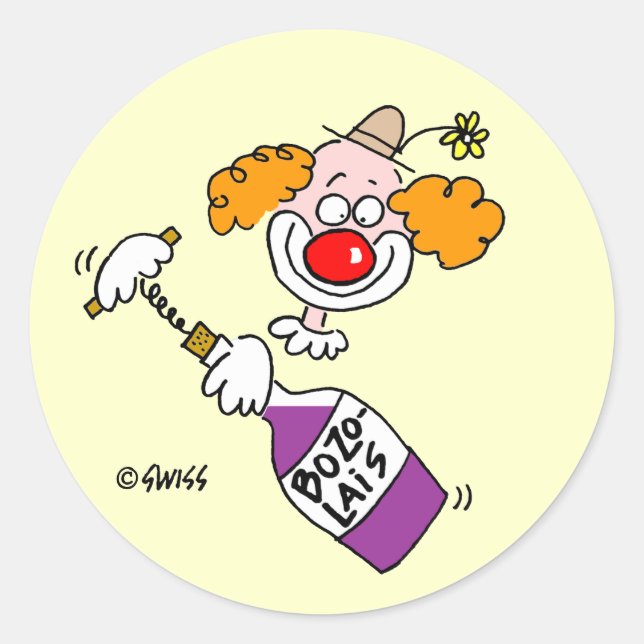 Sello para sobres invitado Fiesta de degustación d (Anverso)