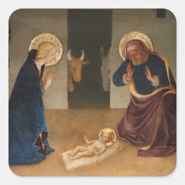 SELLO PARA SOBRES : LA NATIVIDAD : ZANOBI STROZZI  (Anverso)
