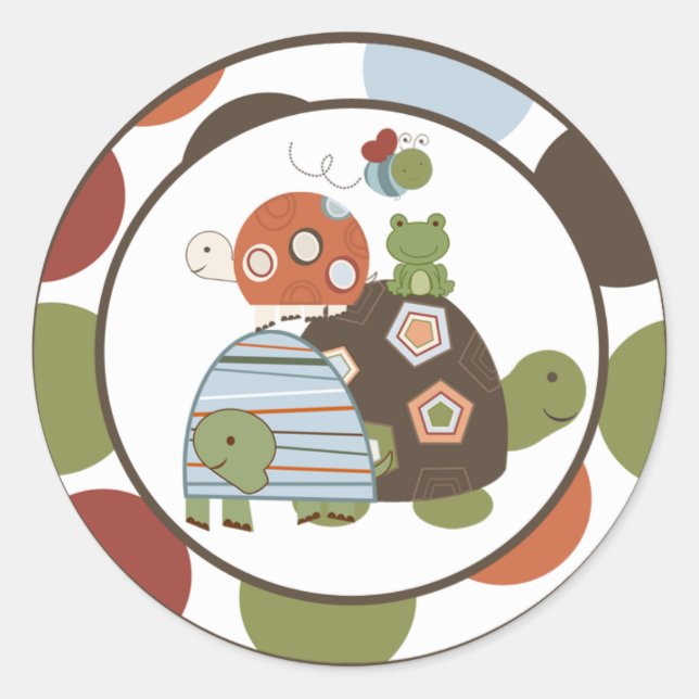 sello para sobres Laguna Beach Turtle Frog (Anverso)