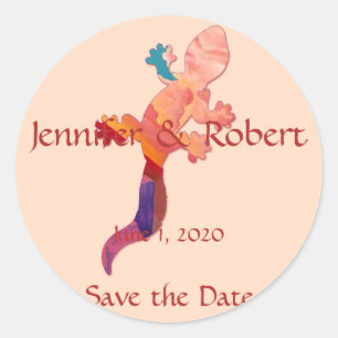 Sello para sobres Lizard del Sunset del Suroeste