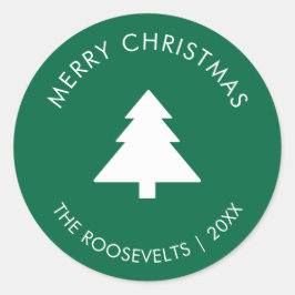 Sello para sobres moderno de etiquetas de regalo d