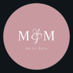 Sello para sobres moderno Rosa Monograma Boda<br><div class="desc">Imprima su toque personal en la correspondencia de su boda con nuestros Sellos para sobres de Monograma Rosa moderno. Estos sellos elegantes y modas combinan la elegancia atemporal de un monograma con la belleza contemporánea de un rosa polvoriento, lo que los convierte en el toque final perfecto para sus invitaciones...</div>