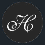 Sello para sobres monograma<br><div class="desc">Utilice este sencillo sello para sobres monograma para cualquier ocasión. Cambiar el estilo o color del tipo de letra,  el color de fondo,  etc. Para obtener ayuda,  envíeme un correo electrónico a stillmemories@mail.com o publique un comentario en mi muro.</div>