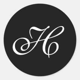 Sello para sobres monograma