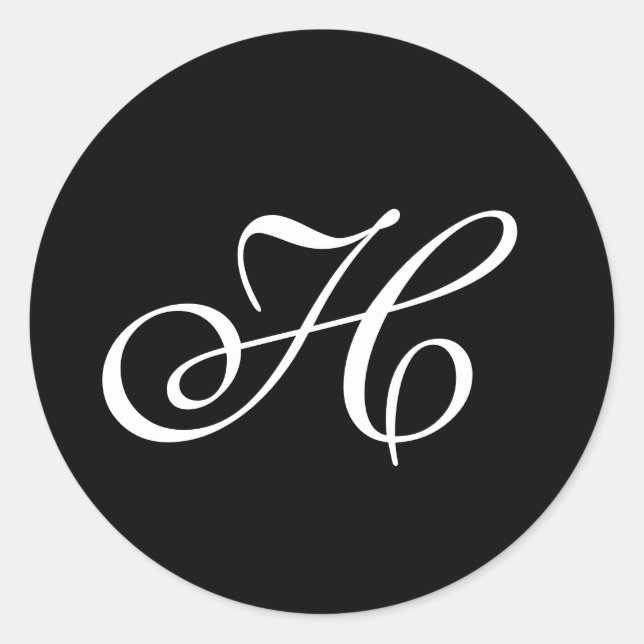 Sello para sobres monograma (Anverso)