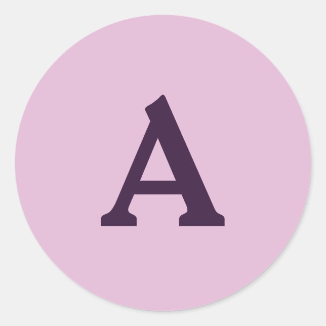 Sello para sobres monograma personalizado (Anverso)