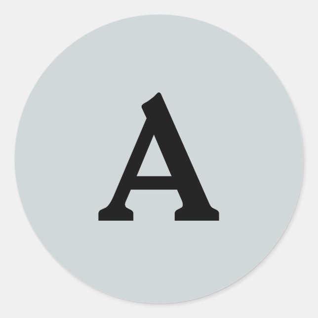 Sello para sobres monograma personalizado (Anverso)