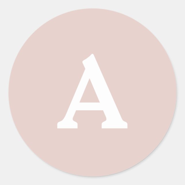 Sello para sobres monograma personalizado (Anverso)