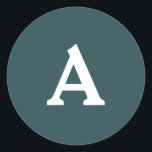 Sello para sobres monograma personalizado<br><div class="desc">Se trata de monogramas muy bien impresos y personalizados que se pueden personalizar para su día especial. Esto es mejor para invitaciones de boda,  tarjetas RSVP y otros productos que coincidan con este diseño.</div>