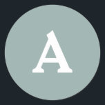 Sello para sobres monograma personalizado<br><div class="desc">Se trata de monogramas muy bien impresos y personalizados que se pueden personalizar para su día especial. Esto es mejor para invitaciones de boda,  tarjetas RSVP y otros productos que coincidan con este diseño.</div>