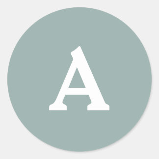 Sello para sobres monograma personalizado