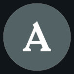 Sello para sobres monograma personalizado<br><div class="desc">Se trata de monogramas muy bien impresos y personalizados que se pueden personalizar para su día especial. Esto es mejor para invitaciones de boda,  tarjetas RSVP y otros productos que coincidan con este diseño.</div>