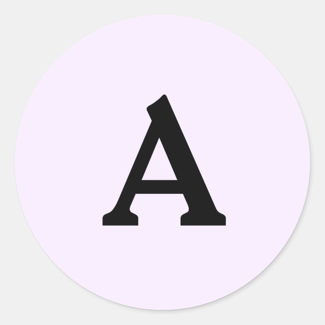 Sello para sobres monograma personalizado (Anverso)
