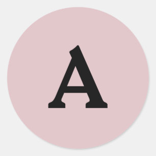 Sello para sobres monograma personalizado