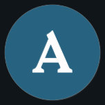 Sello para sobres monograma personalizado<br><div class="desc">Se trata de monogramas muy bien impresos y personalizados que se pueden personalizar para su día especial. Esto es mejor para invitaciones de boda,  tarjetas RSVP y otros productos que coincidan con este diseño.</div>