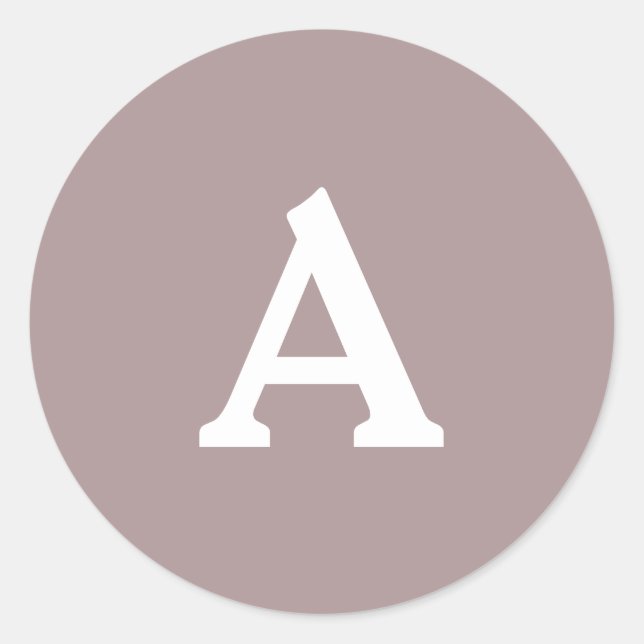 Sello para sobres monograma personalizado (Anverso)