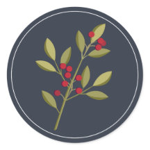 Sello para sobres navideño Berry Merry