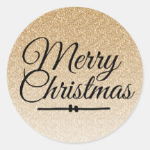 Sello para sobres Ombre, Purpurina de oro navideño