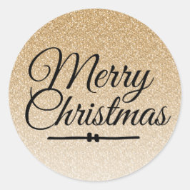 Sello para sobres Ombre, Purpurina de oro navideño