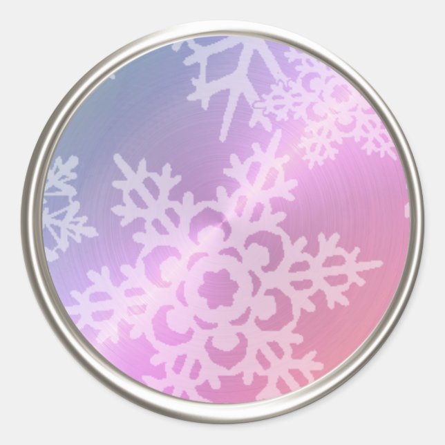 Sello para sobres Pearl Snowflake (Anverso)
