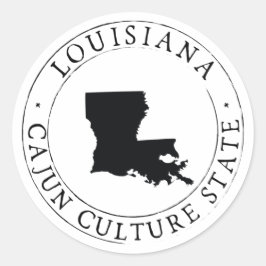 Sello para sobres Pegatina de Cultura Louisiana Ca