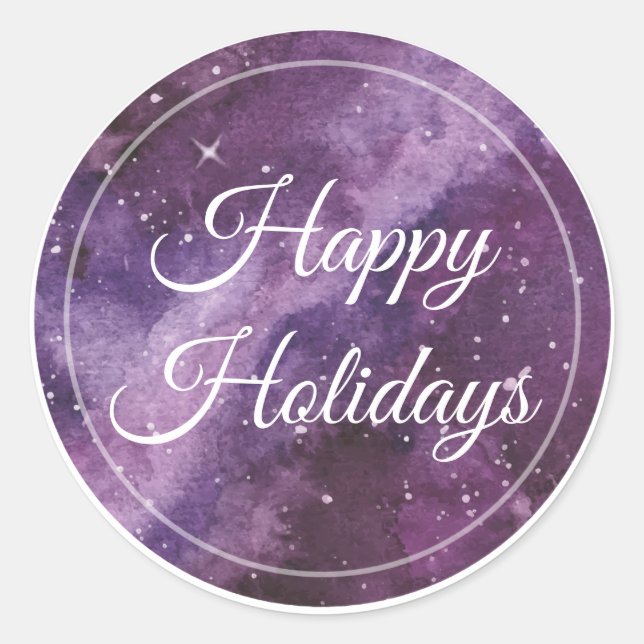 Sello para sobres/Pegatina de festividad de cielo  (Anverso)