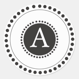 Sello para sobres personalizado negro