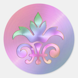 Sello para sobres Rainbow Fleur de Lis