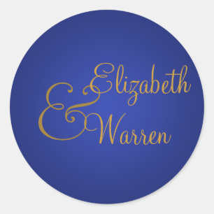 Sello para sobres Real Azul y Oro