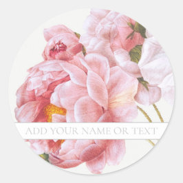 SELLO PARA SOBRES REDOUTÉ CON ROSA DE ROSA ROSA RO