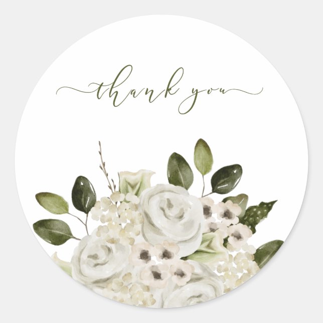 Sello para sobres Rosa Blanca (Anverso)