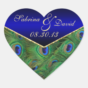 Sello para sobres Royal Blue Peacock