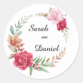 Sello para sobres Rubor Rosa rosa oscuro y claro