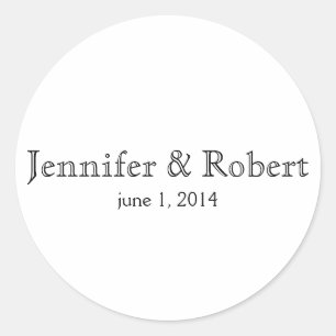 Sello para sobres sencillo y moderno