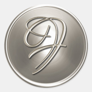 Sello para sobres Silver Monograma F