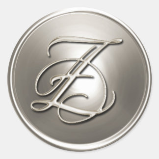 Sello para sobres Silver Monograma Z