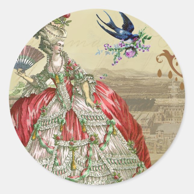 Sello para sobres Souvenirs de Versailles (Anverso)
