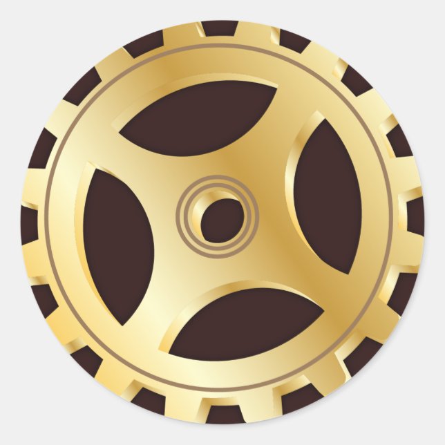 Sello para sobres Steampunk (Anverso)