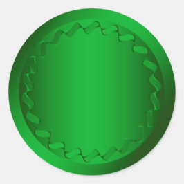 Sello para sobres verde