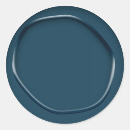 Sello para sobres verde azulado de Pegatina de apa