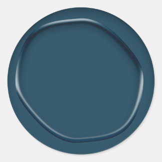 Sello para sobres verde azulado de Pegatina de apa