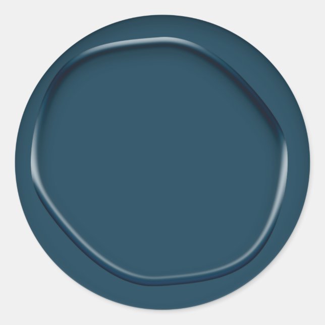 Sello para sobres verde azulado de Pegatina de apa (Anverso)