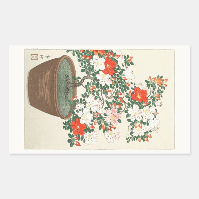 SELLO PARA SOBRES : WOODBLOCK JAPONÉS : OHARA KOSO (Anverso)