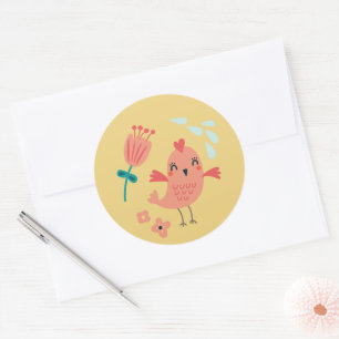 Sello Pegatina de animales de Woodland