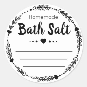 Sello pegatina Para Salino De Baño Casero