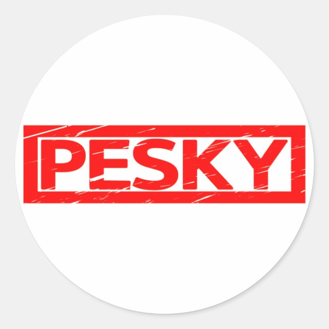 Sello Pesky (Anverso)