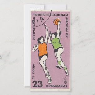 Sello postal de deportes de Bulgaria