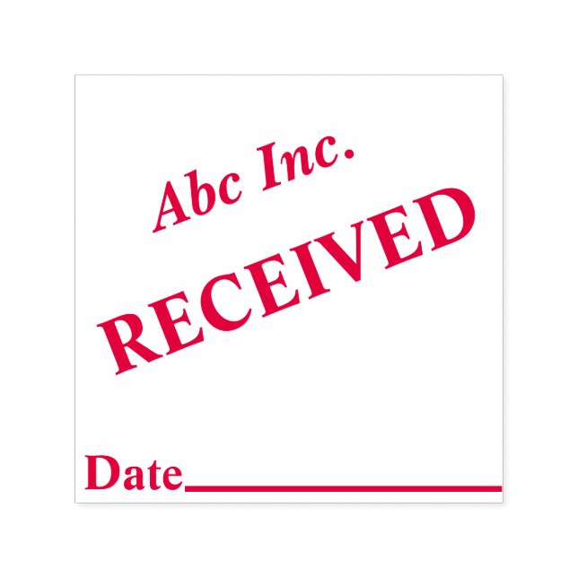 Sello recibido (Diseño)