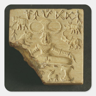 Sello Steatite Pasupati, Mohenjodaro, 2300-1750 a.