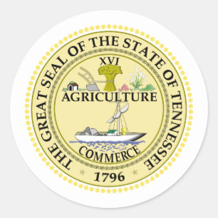 Sello Tennessean, Sello del Pegatina Tennessee